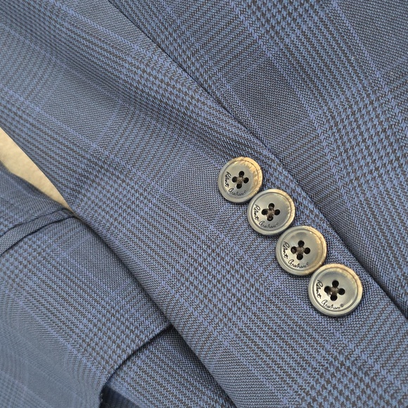 Blue Suit (BLAZER & PANT) by Robert Graham -  52L - Picture 11 of 15